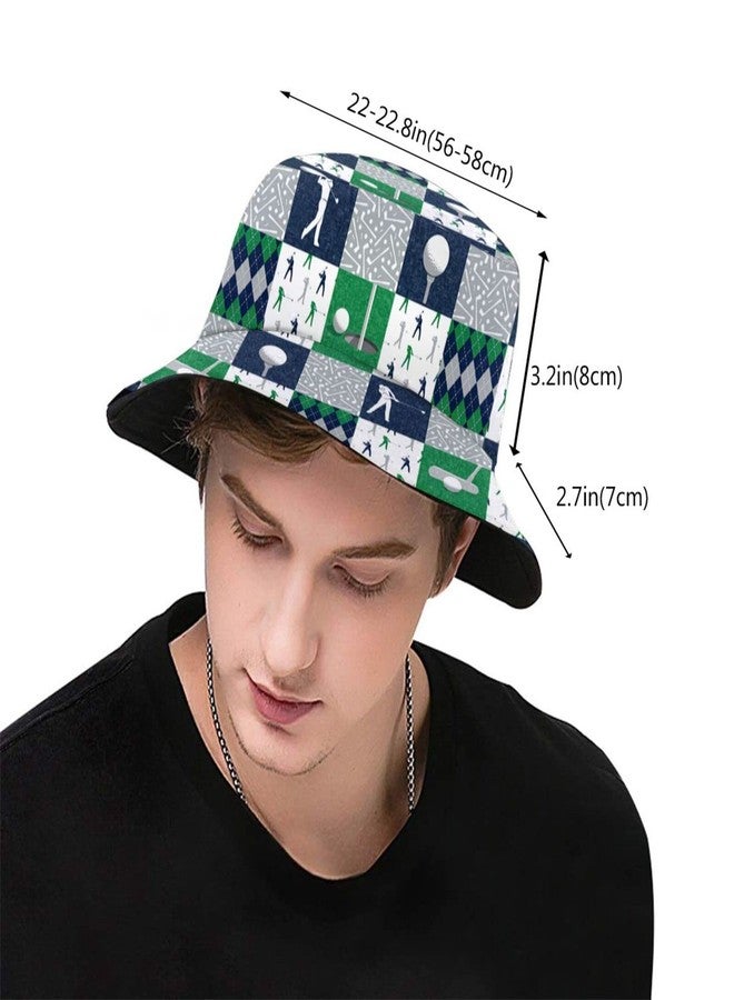 ASYG Fashion Funny Golf Sports Bucket Hat Packable Fishing Sun Cap Summer Fisherman Hats for Women Men - Image 3